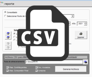 Lee más sobre el artículo Video Generando Archivos CSV